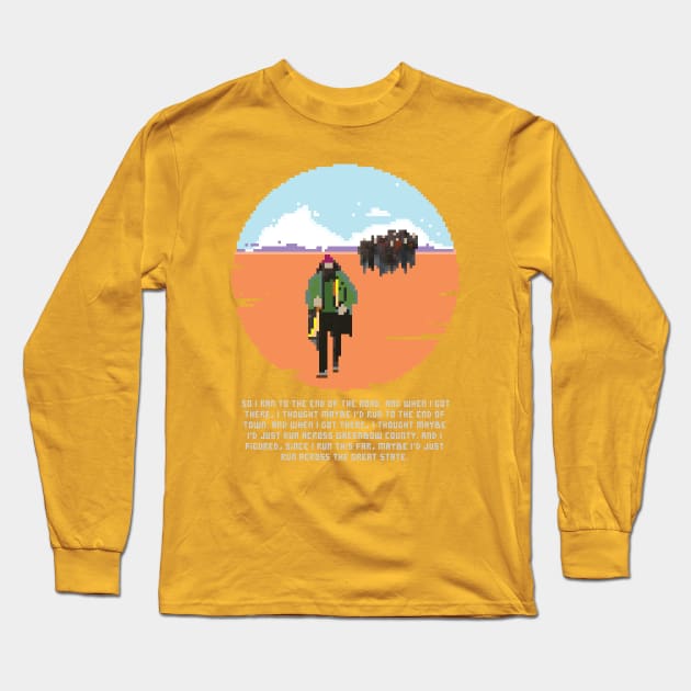 RUN FORREST RUN! Long Sleeve T-Shirt by perol